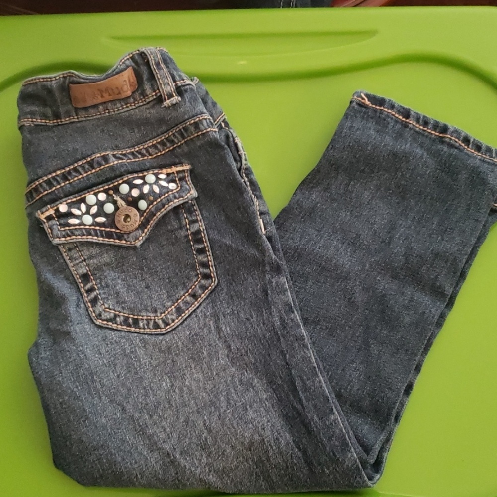 Mudd Capris with Embellished Pockets